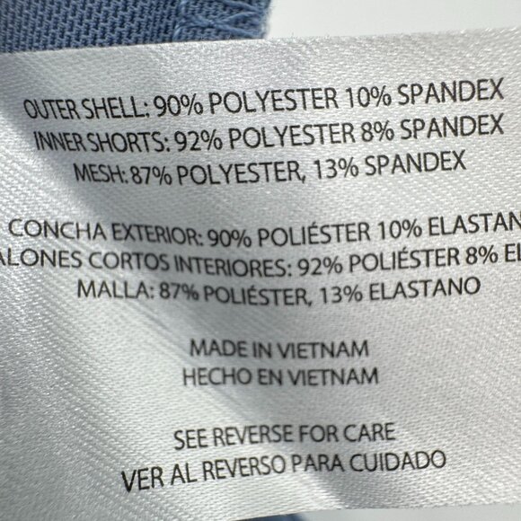 Eddie Bauer Elastic Waist Blue Floral Print Women's Skort Size Medium - Picture 7 of 8